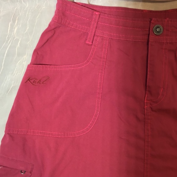 Kuhl Val’s Hiking MIDI Skirt in Raspberry Pink Red Womens Size 4 - Picture 2 of 7